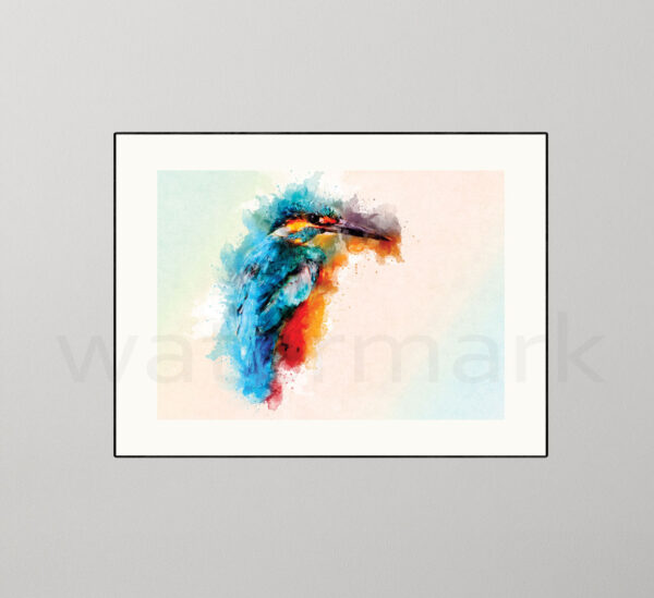 Kingfisher Giclée Print (Bird Print)
