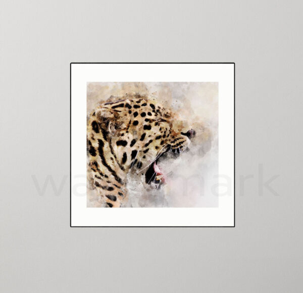 Leopard Giclée Animal Safari Print